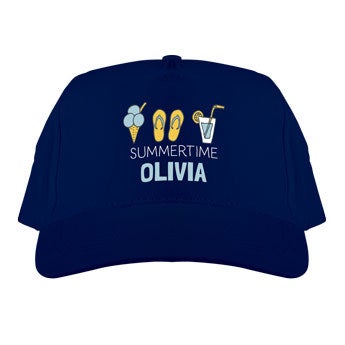 Personalised baseball cap - Navy