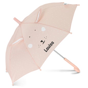 Kinderregenschirm mit Namen  - Mrs. Rabbit