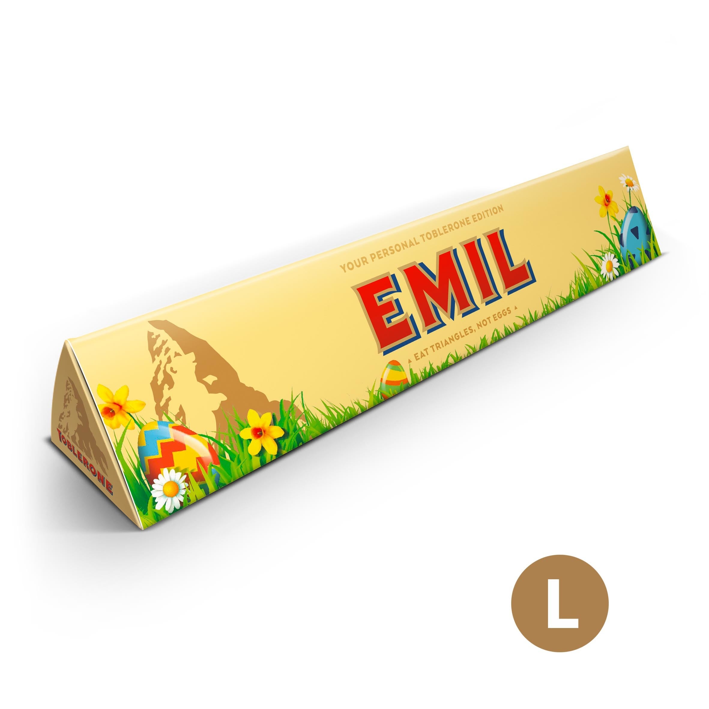 Påske-Toblerone sjokolade - 360 gram