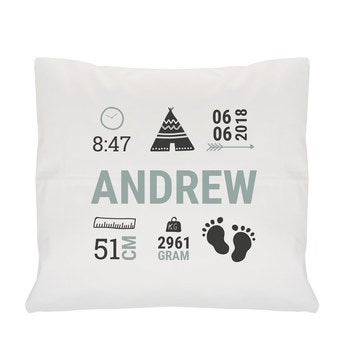 Cuscino Personalizzato per Nascita