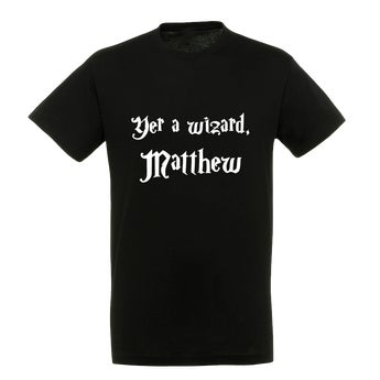Yer a wizard - T-Shirt Herren - Schwarz - XL