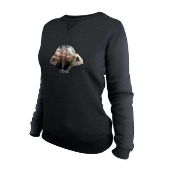 Sweatshirt personalizada - Mulheres - Preto