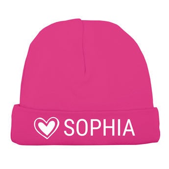 Baby beanie - Fuchsia