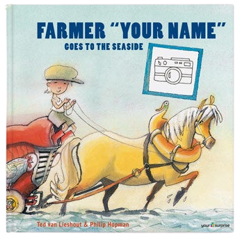 Personalised children's book - Farmer Boris goes to the seaside - XXL - Hardcover