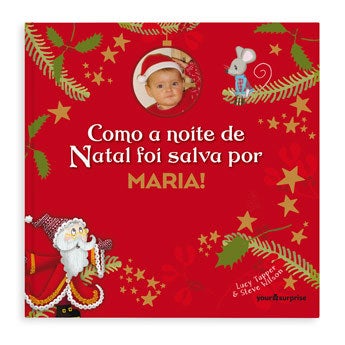 Livro personalizado - Salvando o Natal