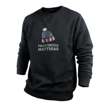 Pullover Herren bedrucken - Schwarz - XXL