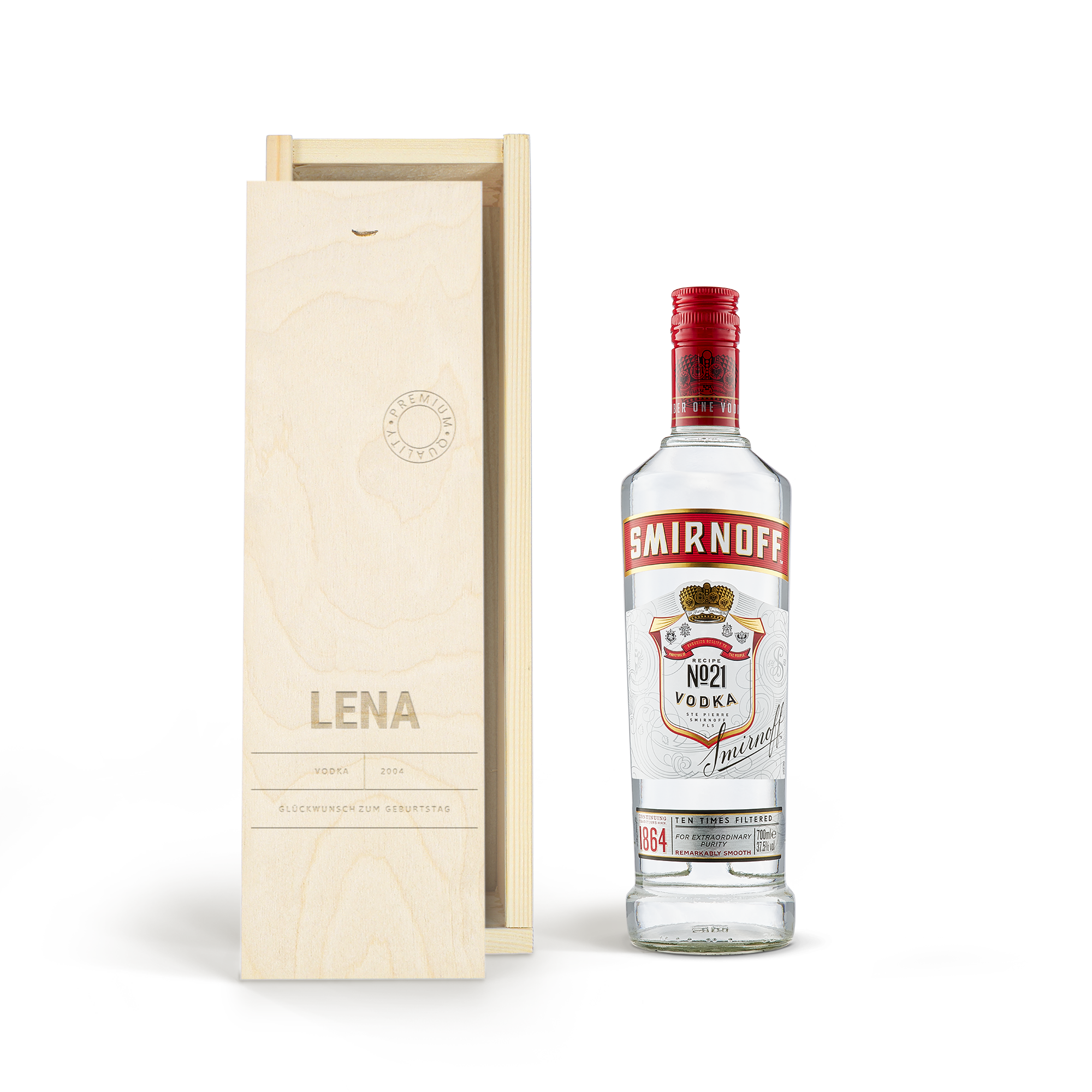 Vodka personalisieren - Smirnoff Vodka 