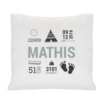 Coussin personnalisé bébé