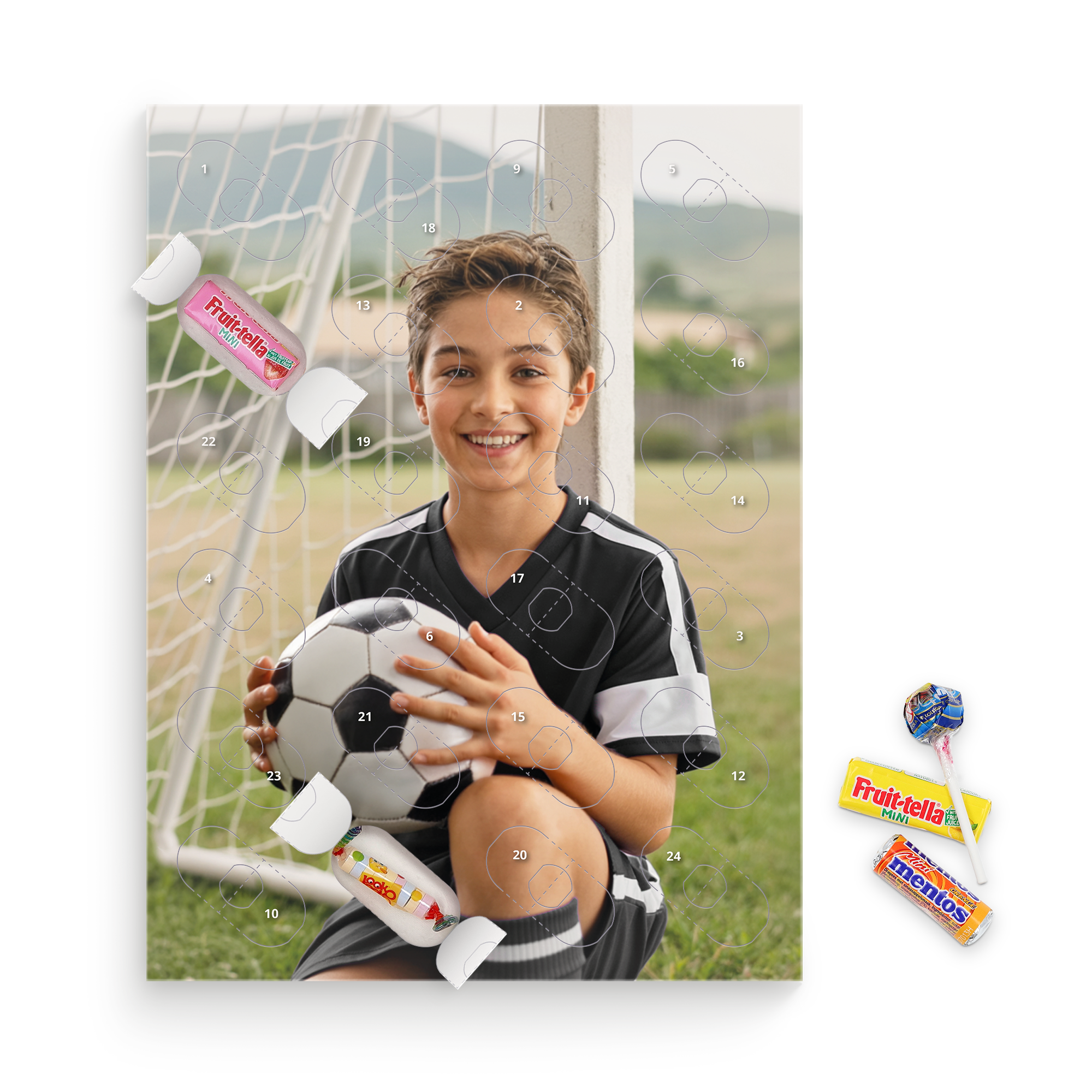 Personalizované sladkosti Odpočítávací kalendář