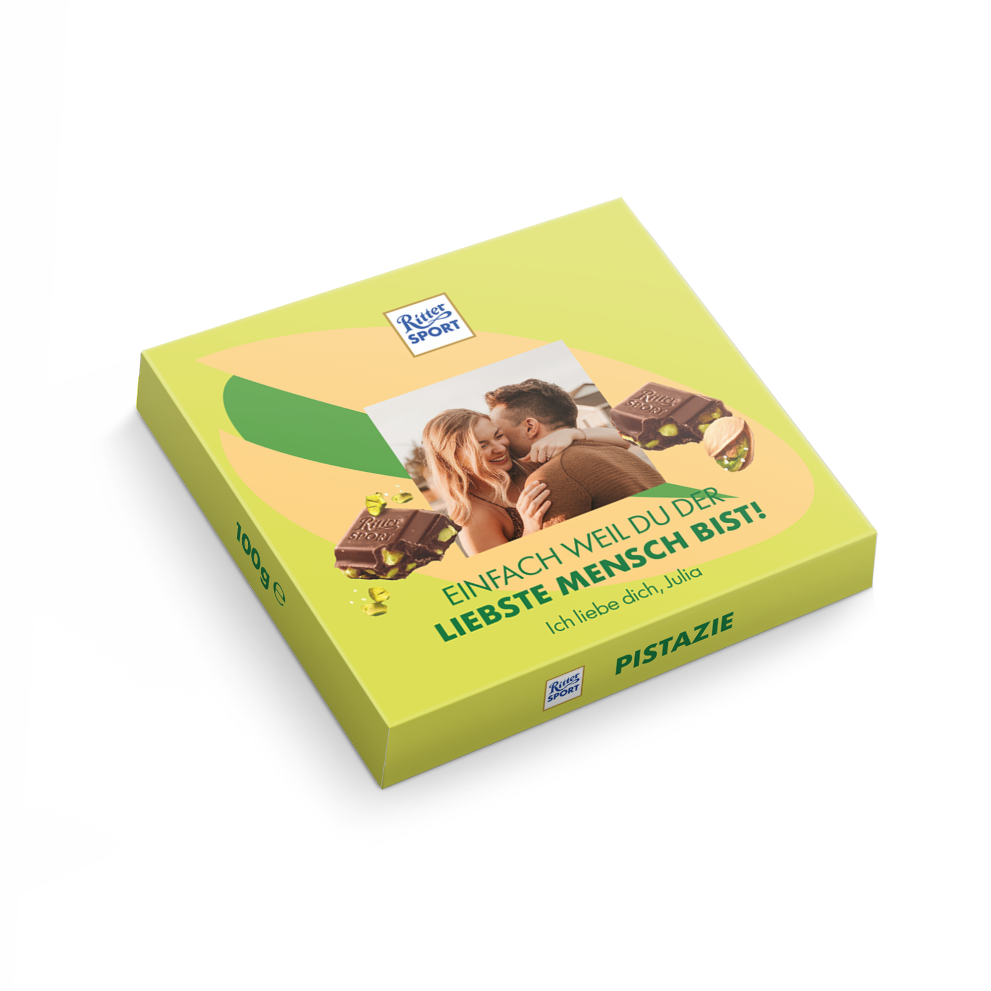 Personalisierte Ritter Sport Schokolade