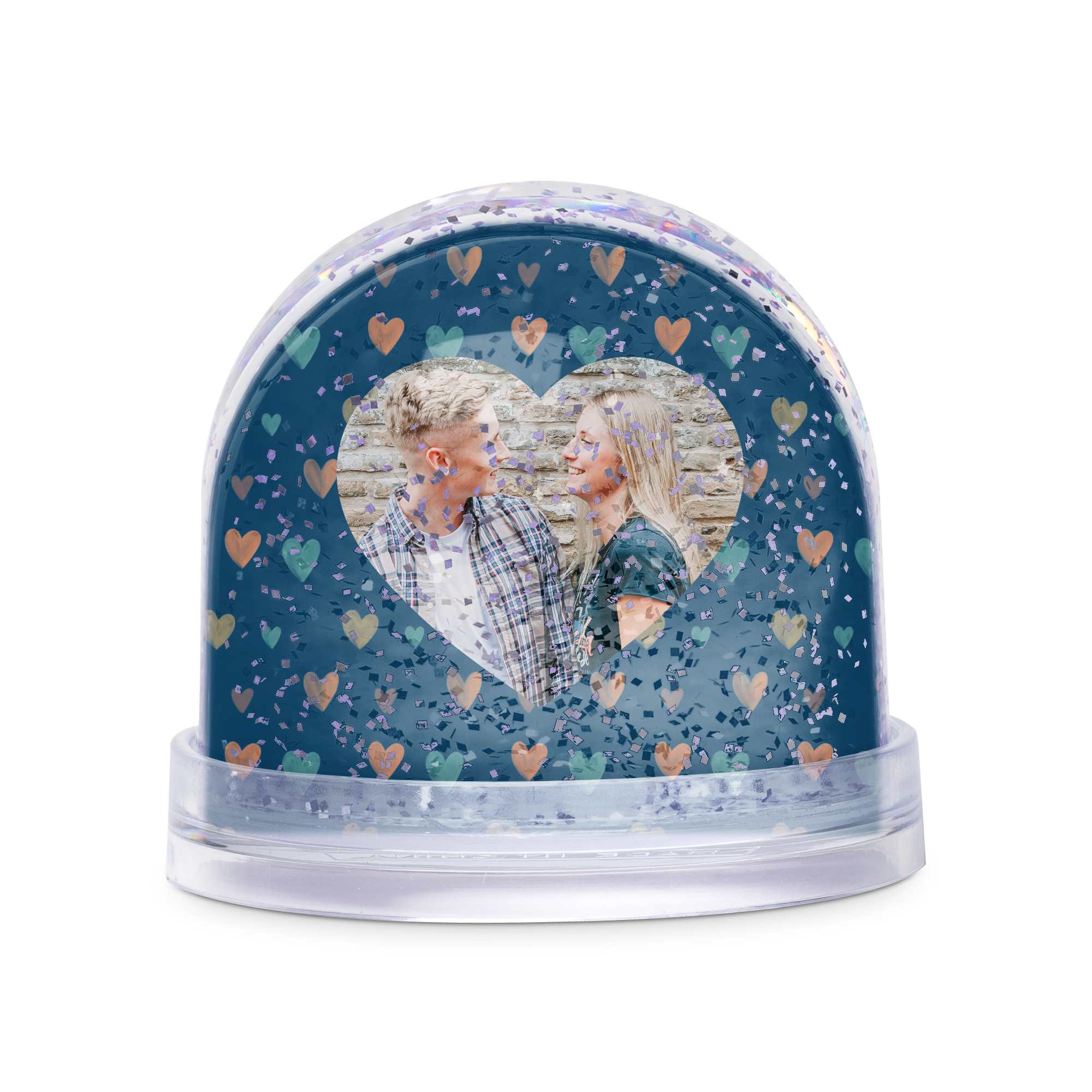 Personalised snow globe - Glitter