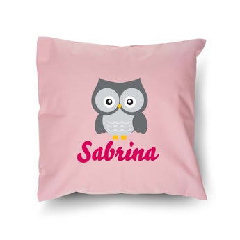 Pink children's cushion