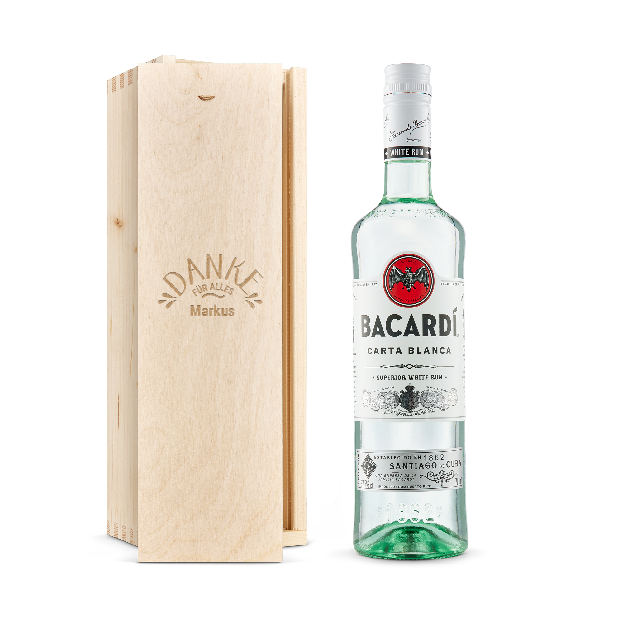 Rum Bacardi weiß 