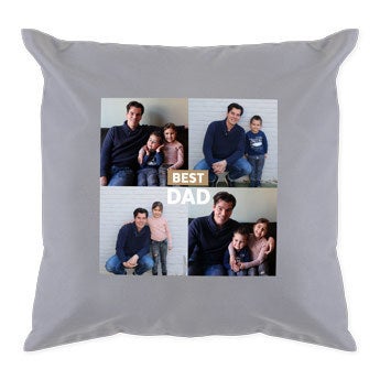 Father's Day cushion - Light Grey