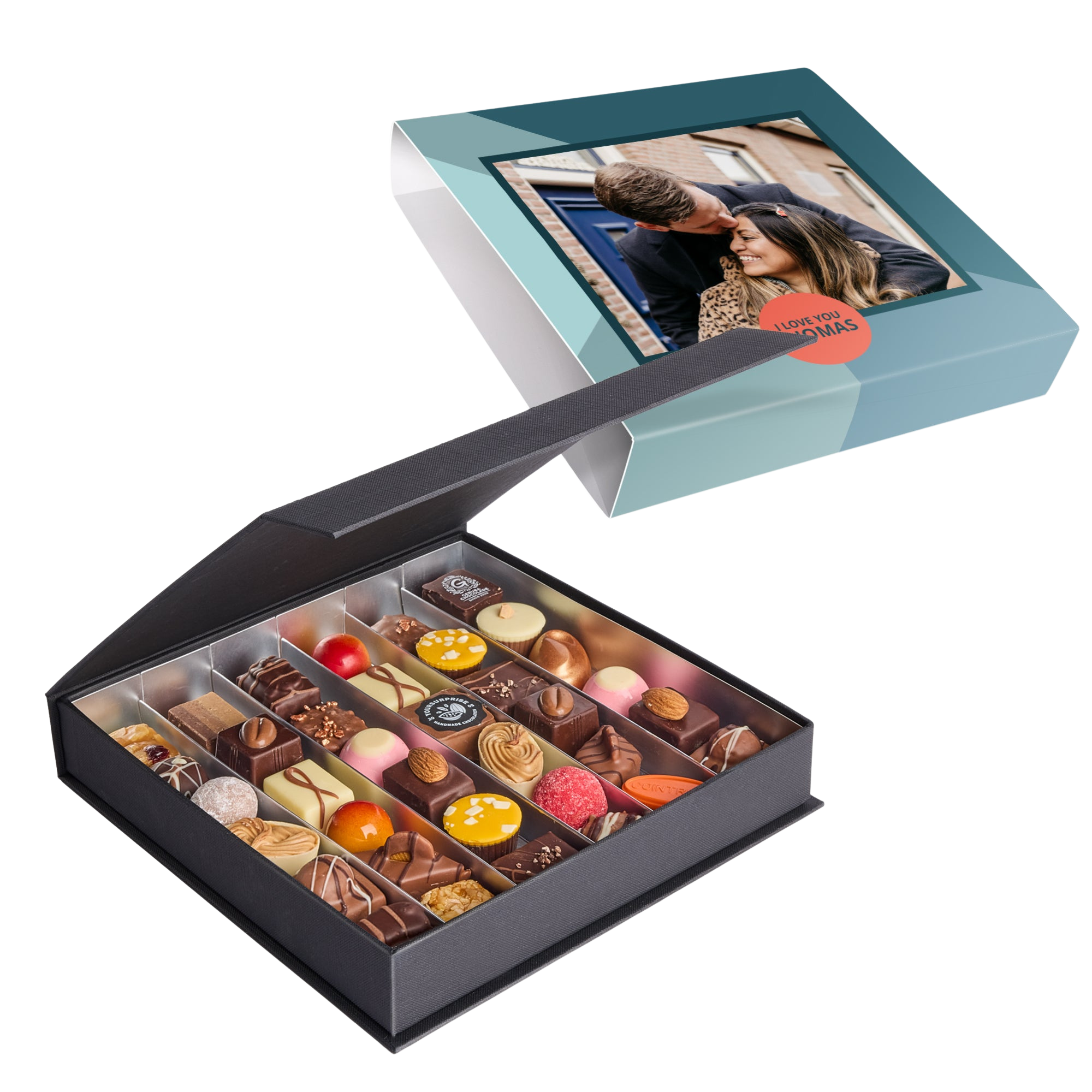 Personalised Deluxe Chocolate Gift Box - Valentine's Day