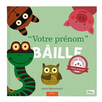 Tout le monde bâille - Livre personnalisé  à rabats XXL