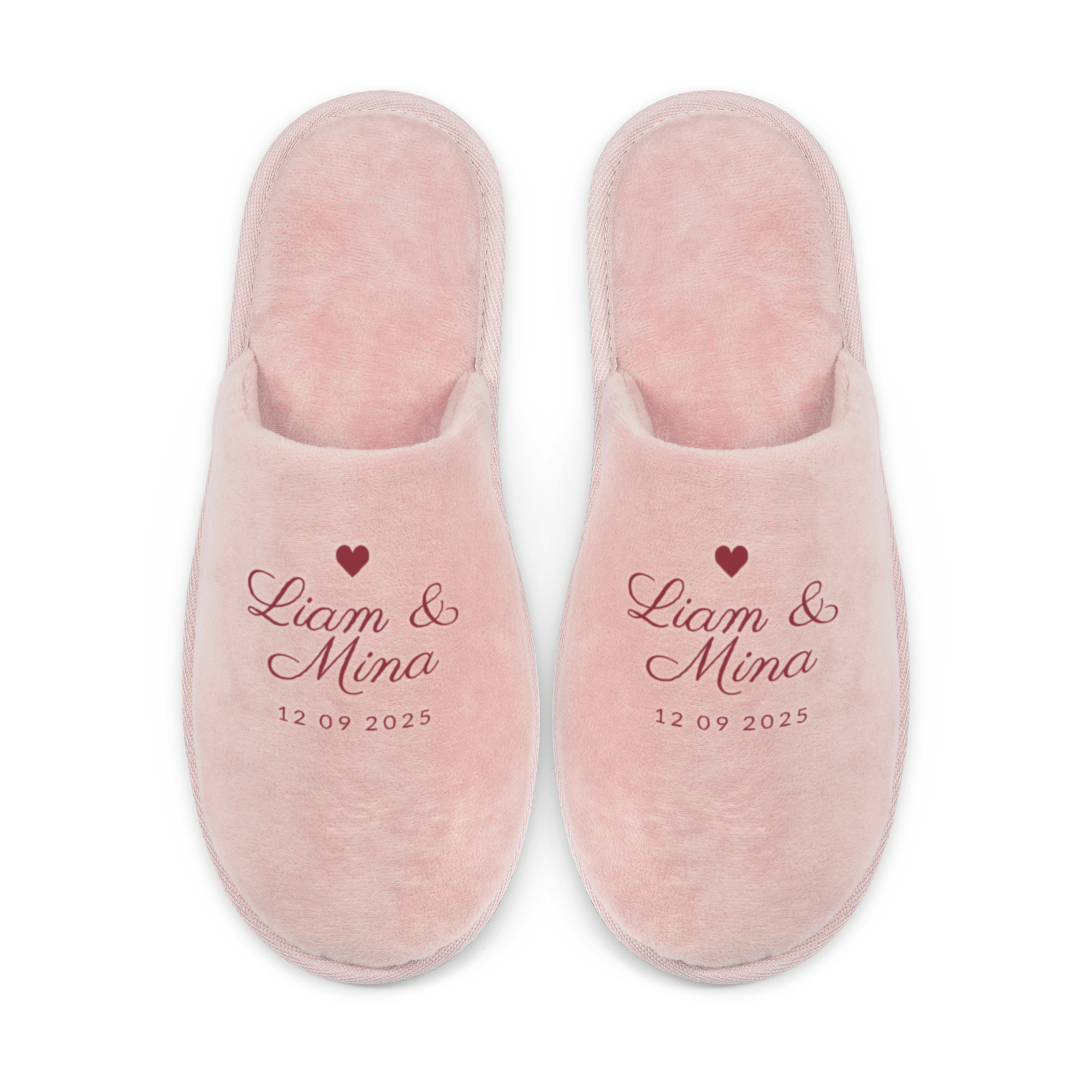 Pantoffels bedrukken - Roze - Maat 39-42