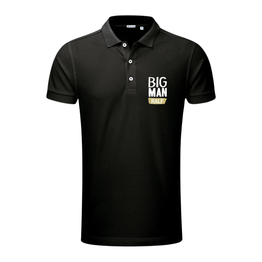 Poloshirt Herren - Schwarz - XXL