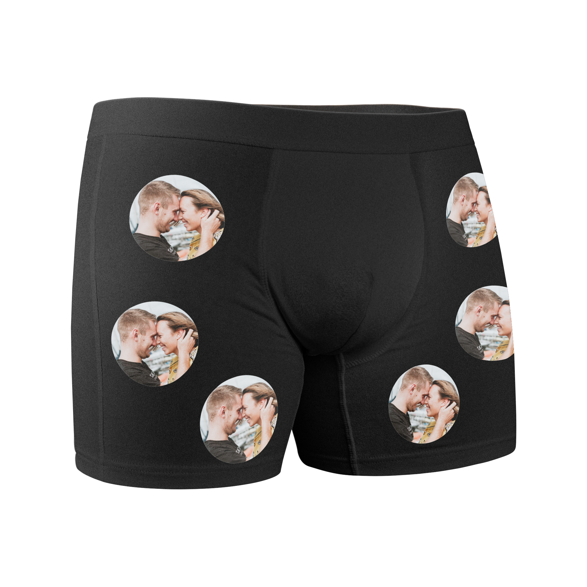 Personalised boxer shorts - XL - Black