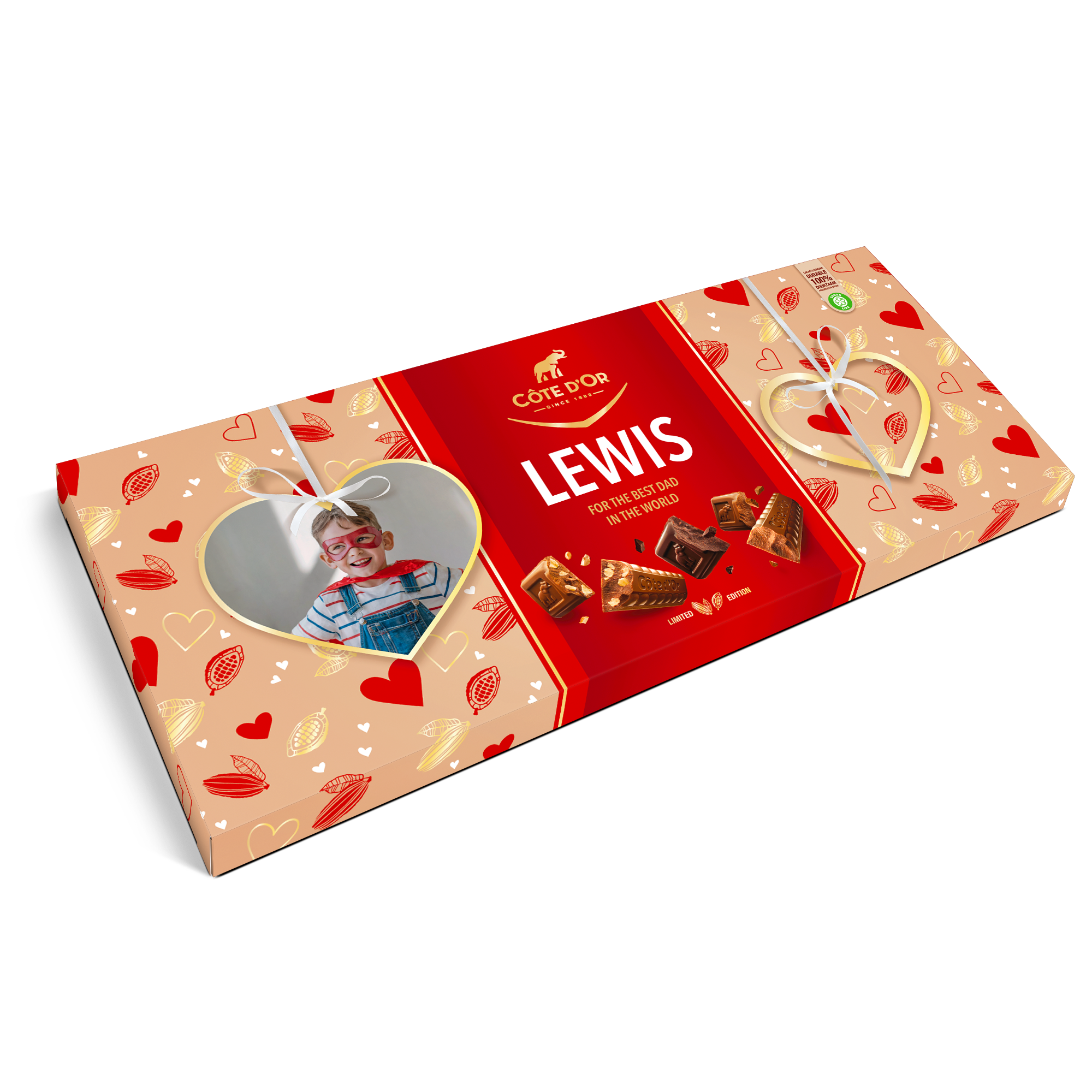 Tableta de chocolate personalizada Côte d'Or XXL