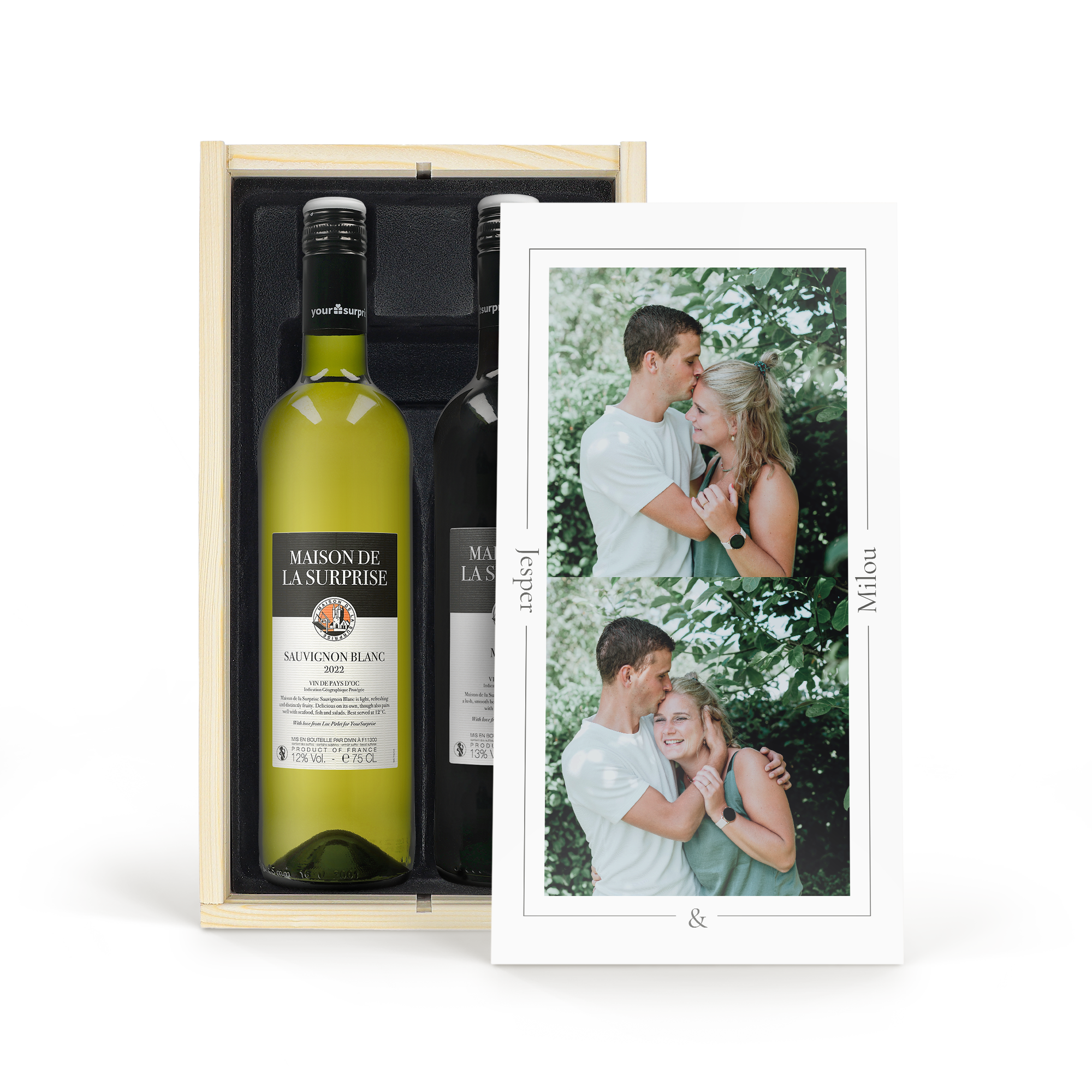 Personalised Wine Gift Set - Maison de la Surprise