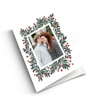 Personalised card - Christmas - M - Vertical