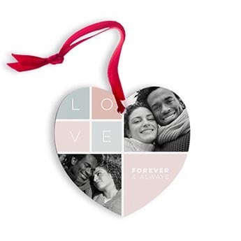 Aluminum heart decorations