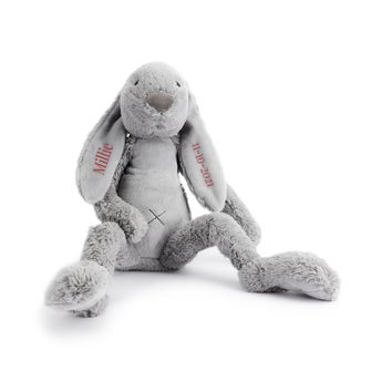 Personalised Big Rabbit Richie - Grey