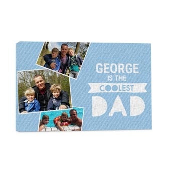 Father's Day Photo on canvas