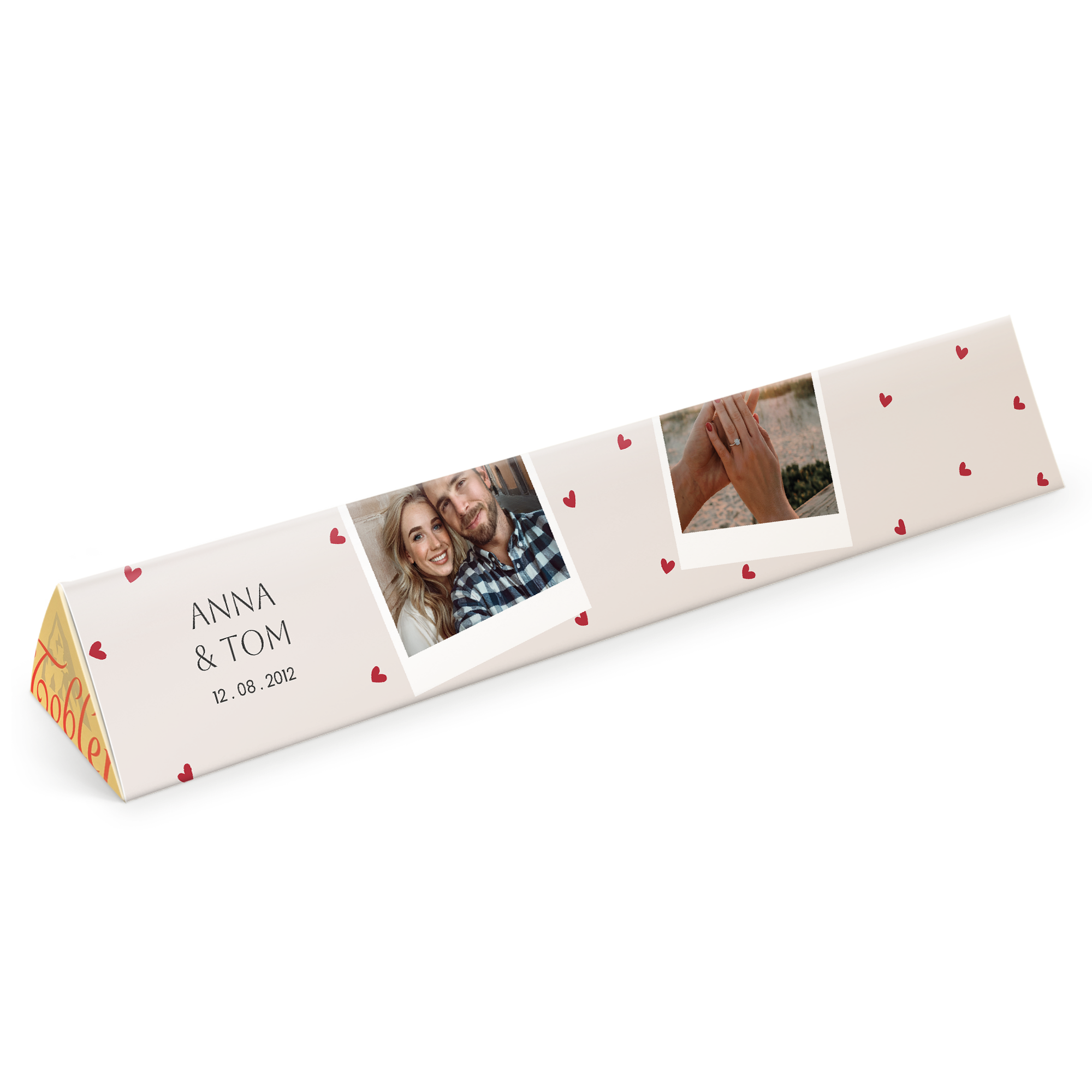 Personalized bar with Toblerone chocolate - XXL - 4.5 kilos