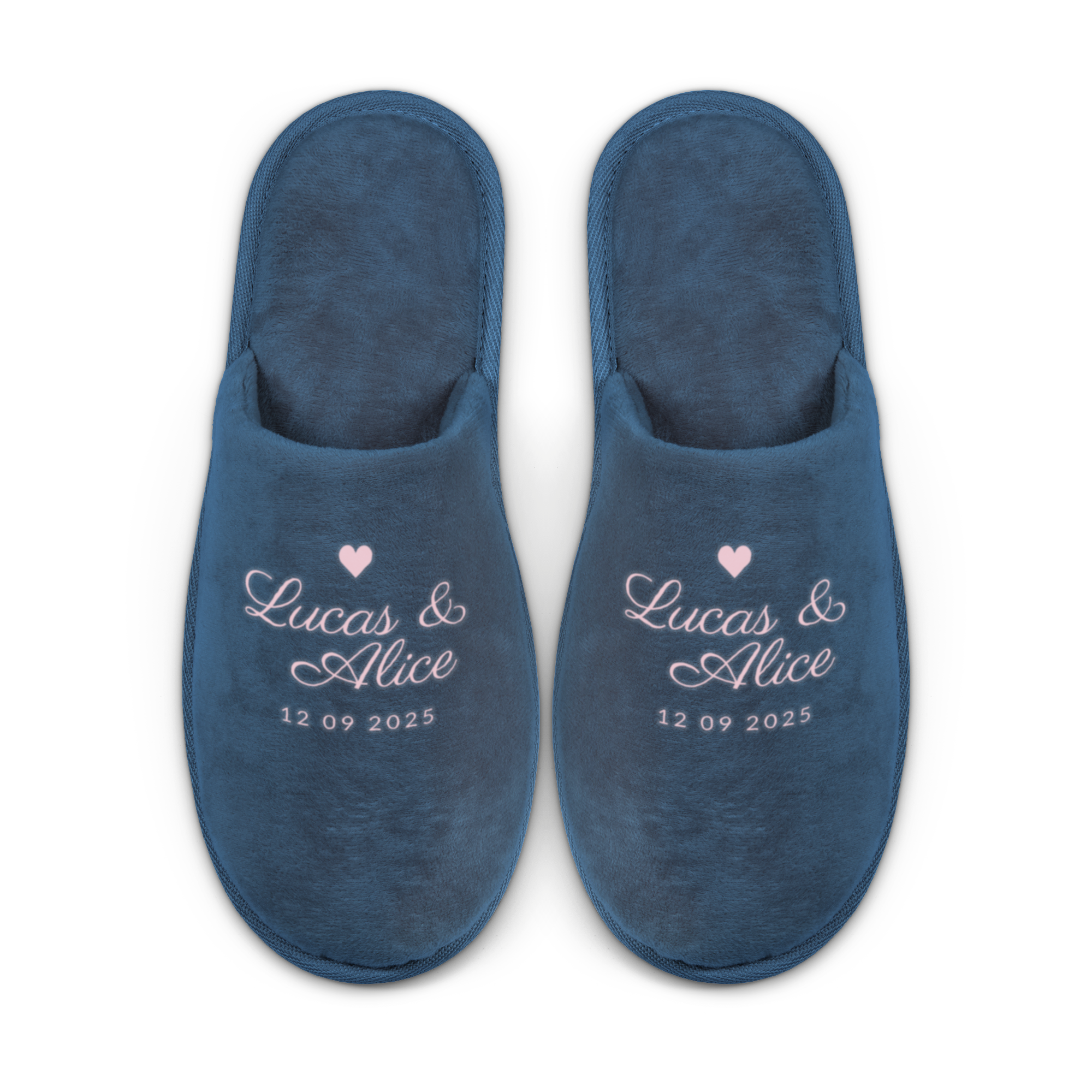 Chaussons personnalisées - Bleu - 36/38