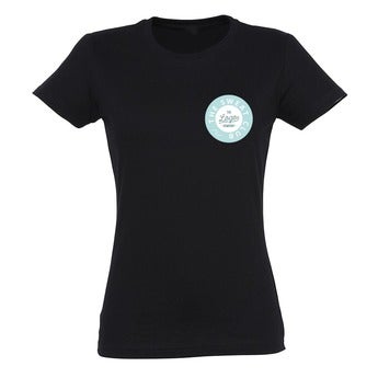 T-Shirt bedrucken - Damen - Schwarz - L