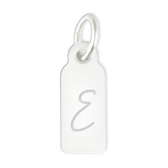 Pendant engraved with initials - Letter pendant