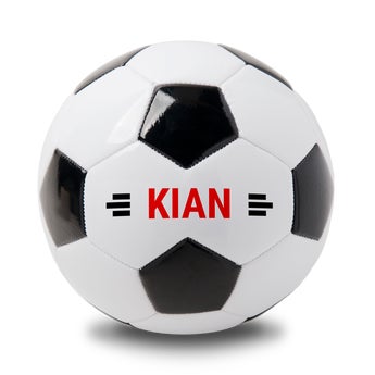 Balón de fútbol con nombre