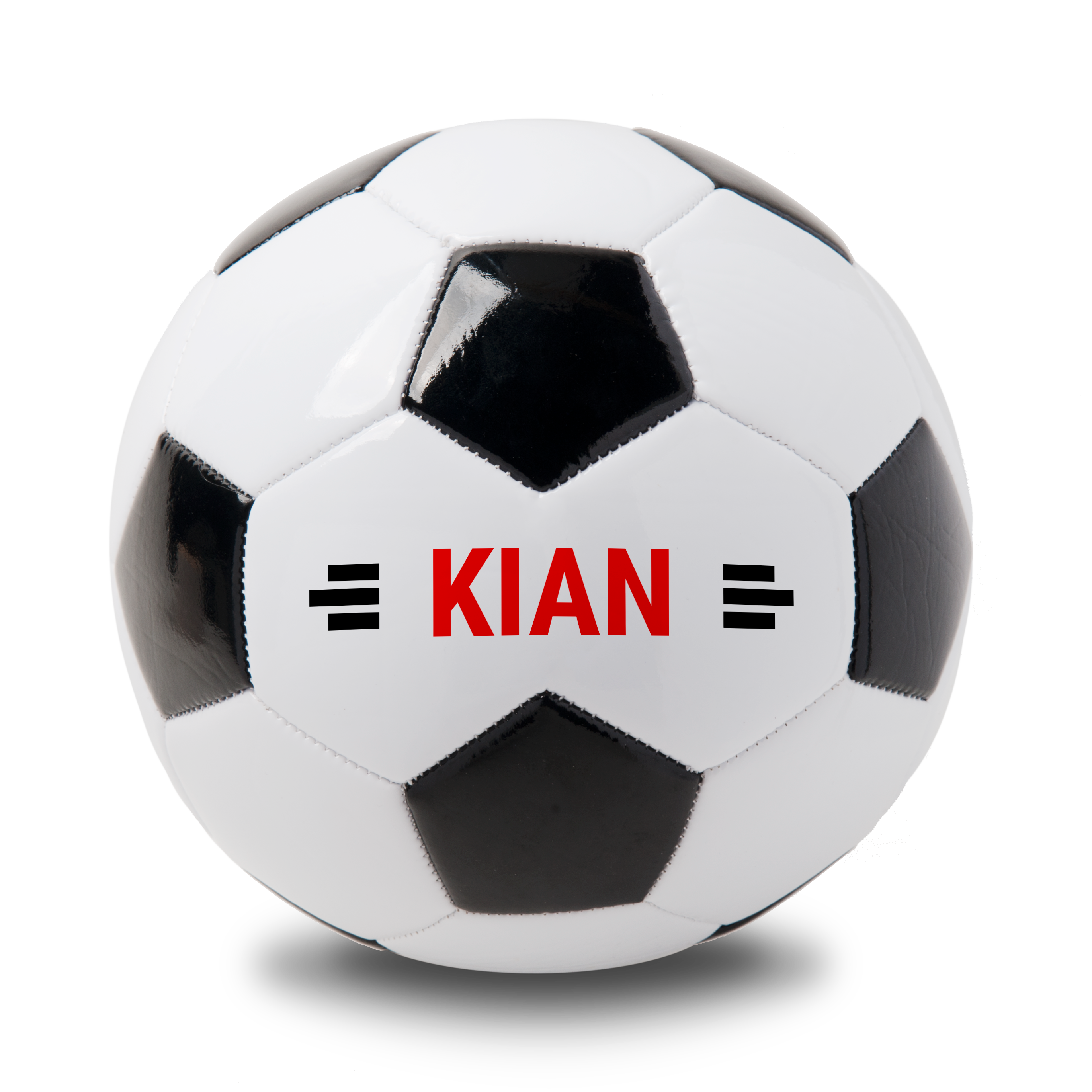 Bola de futebol personalizada com nome