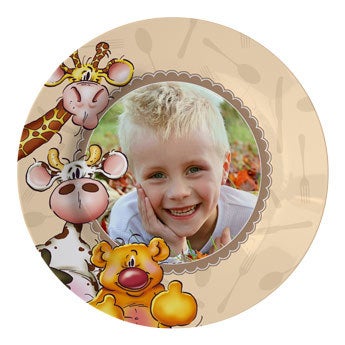 Assiette enfant Doodles