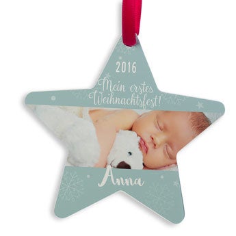 Weihnachtsbaum Deko - Stern (8 Stück)