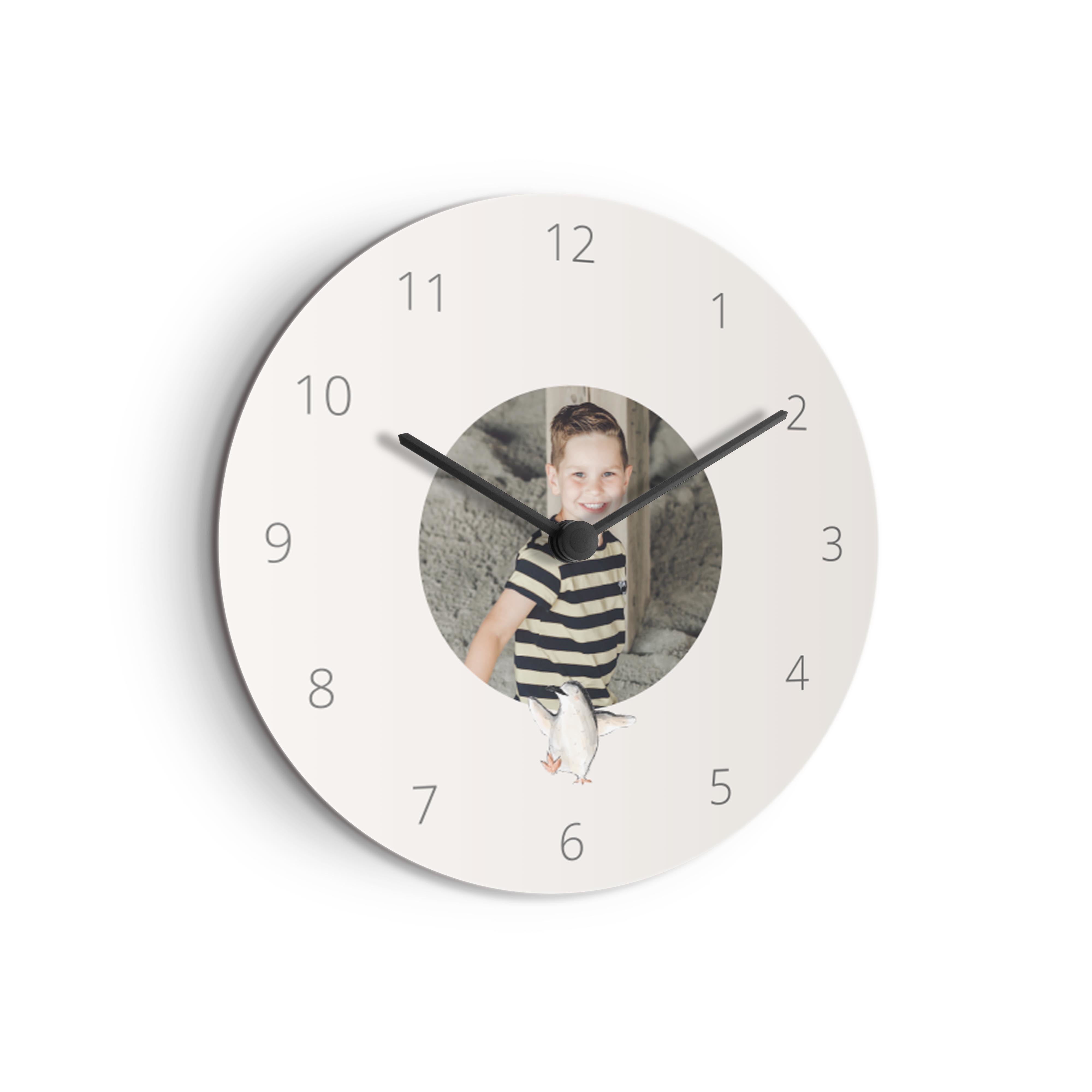 Personalised Children's Clock - Small (Hardboard)