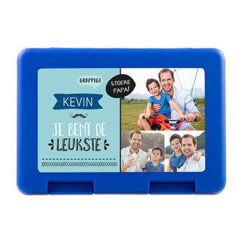 Vaderdag brooddoos - Blauw