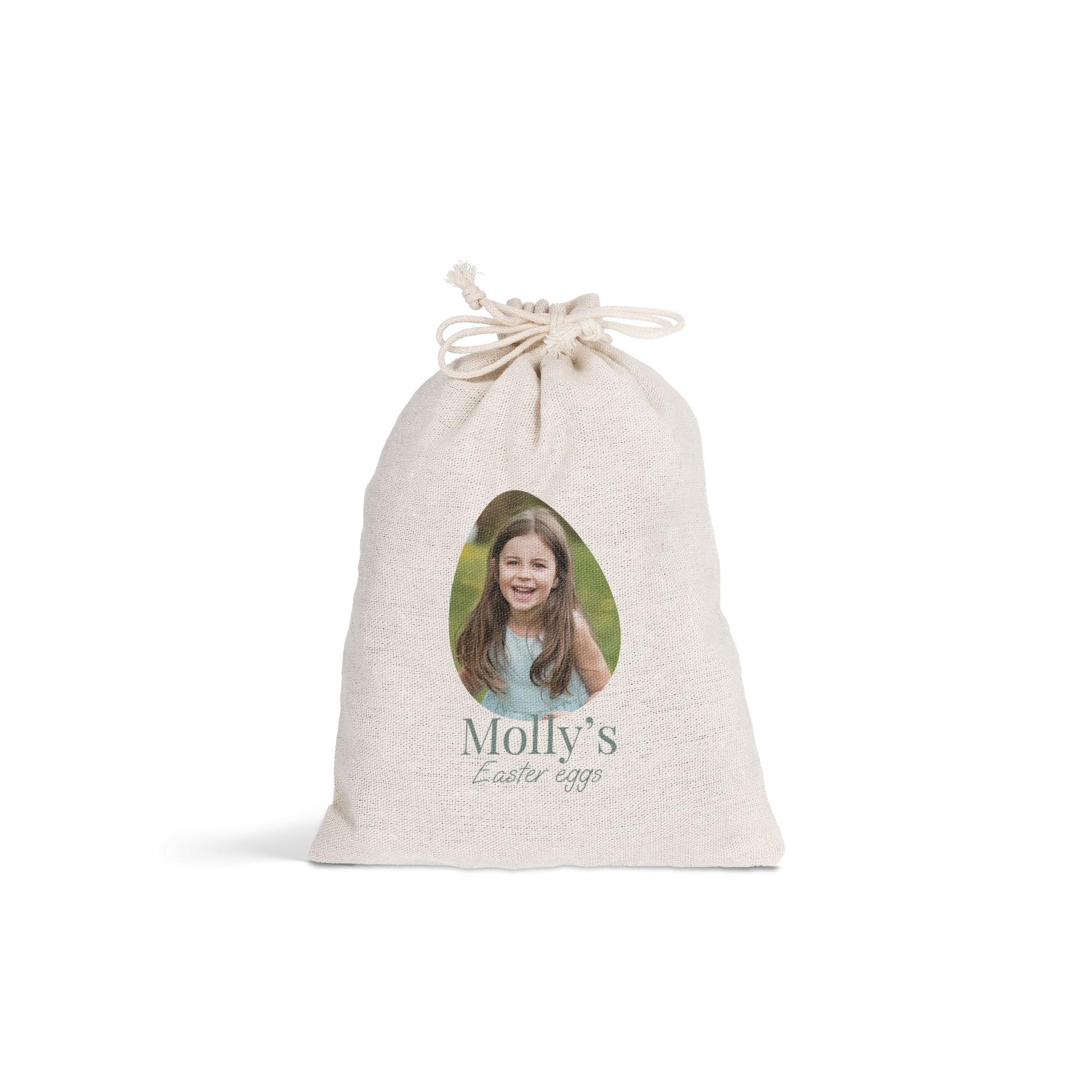 Personalised drawstring gift bag - 20 cm - Easter