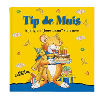 Boek met naam en foto - Tip de Muis - Softcover