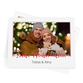 Weihnachtskarten mit Foto
