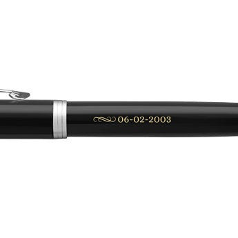 Personalised fountain pen - Parker - IM - Black - Right-handed