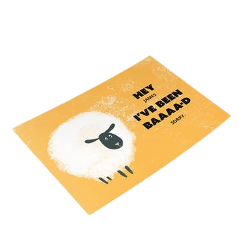 Personalised postcard - Sorry - Landscape