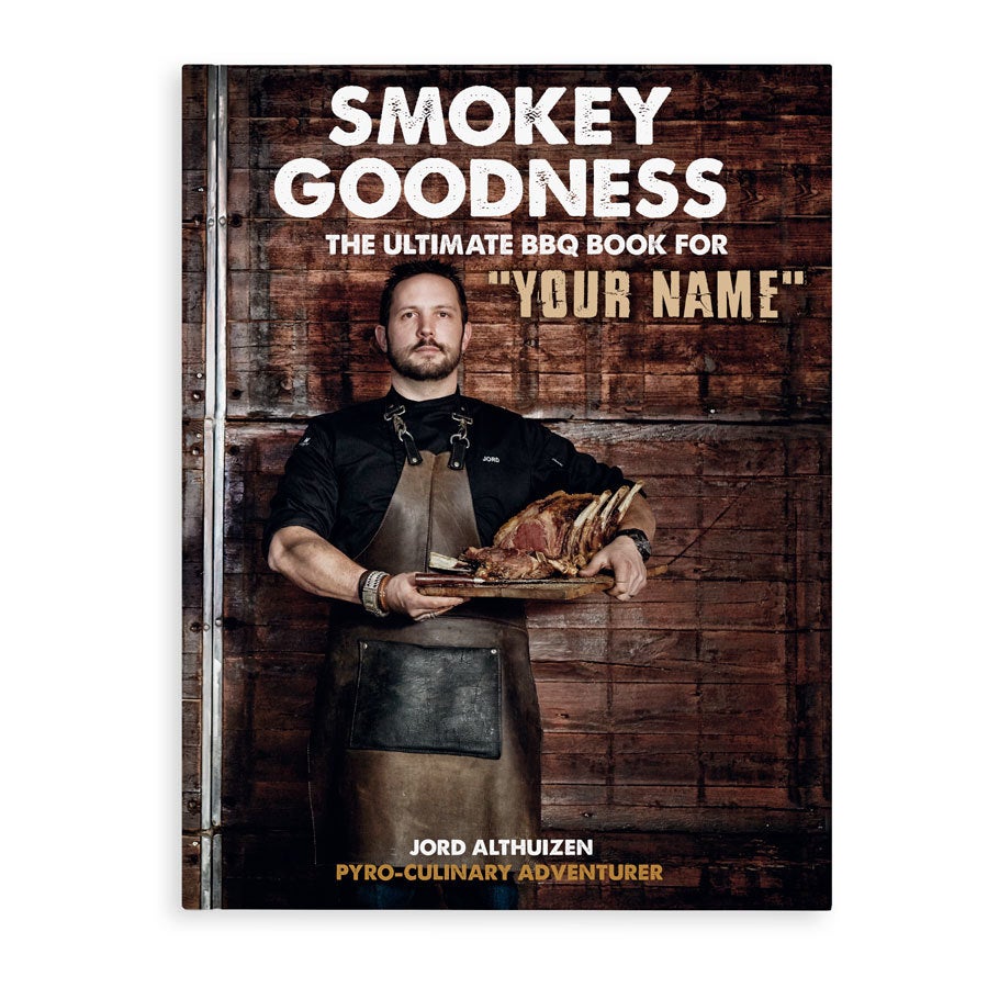 Personalised book - Smokey Goodness BBQ book - Hardcover