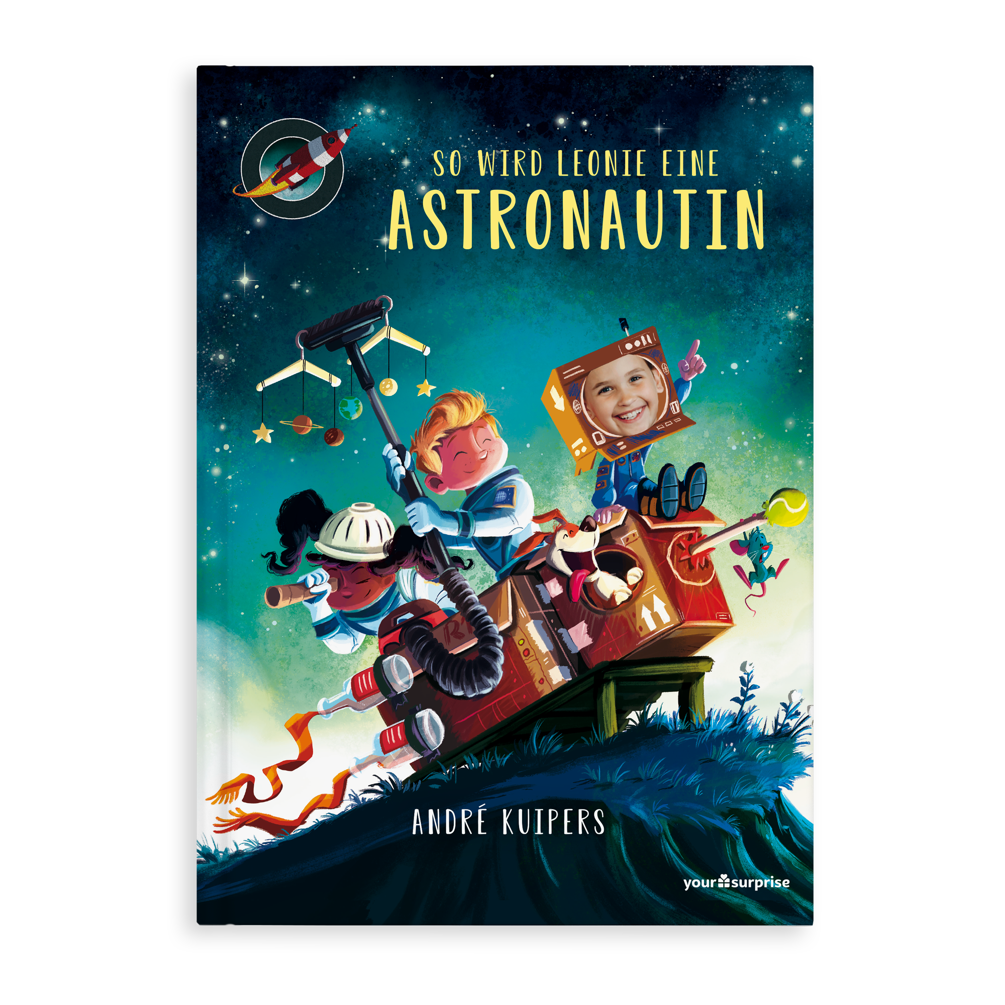 Personalisiertes Kinderbuch - Wie werde ich Astronaut? - Softcover