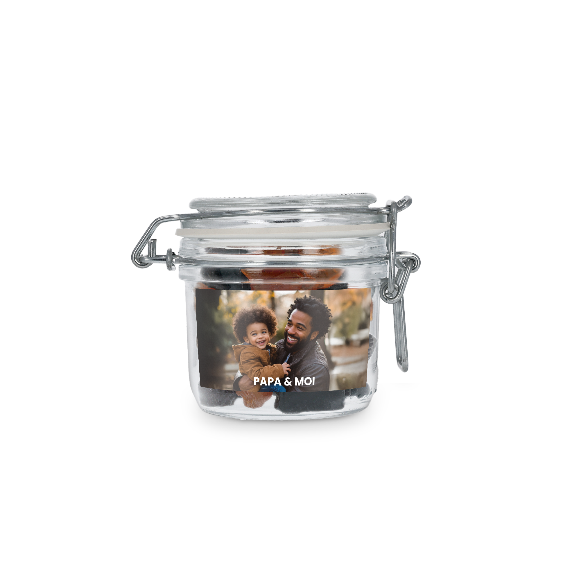 Bocal à bonbons personnalisé - 200 ml - Mélange de réglisse