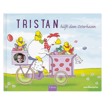 Personalisiertes Buch - Dem Osterhasen helfen - Hardcover