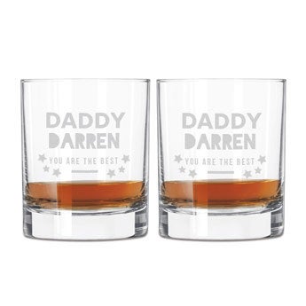 Szklaneczki na whiskey dla Taty