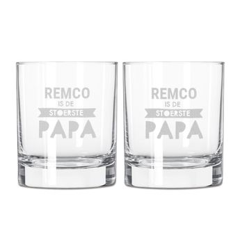 Vaderdag whiskey glazen set